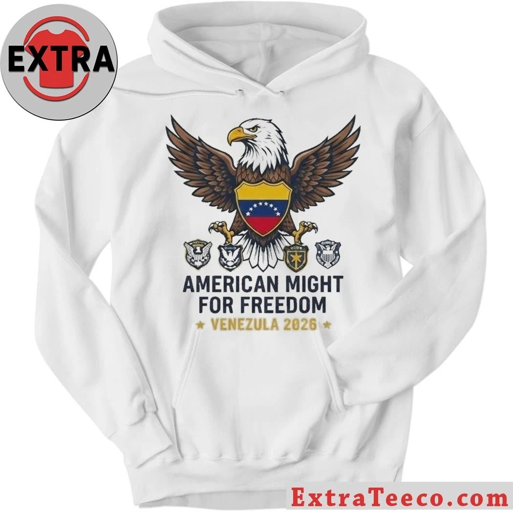 Original American Might for Freedom Venezuela 2026 T-Shirt