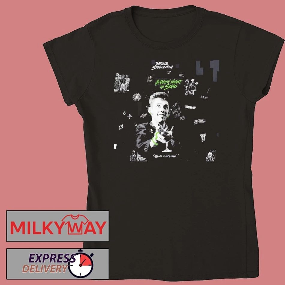 Bruce Springsteen A Rainy Night In Soho T-Shirt