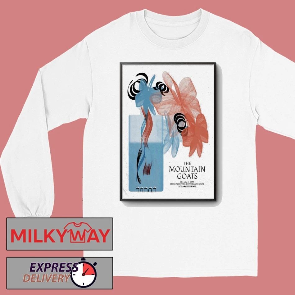 The Mountain Goats NYC On Dec 11 2026 Tour Poster shirt