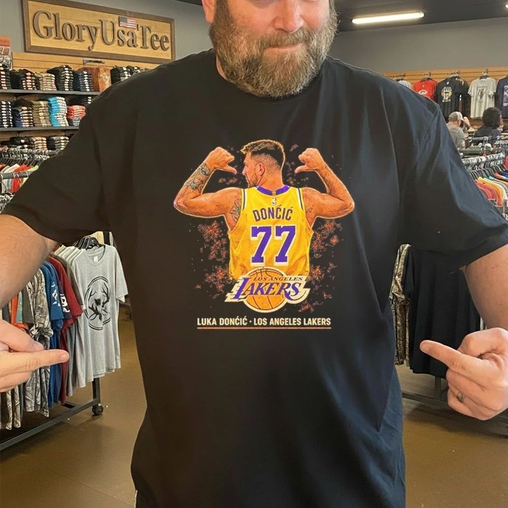 Luka Doncic Los Angeles Lakers Player Vintage LA Hoops Shirt