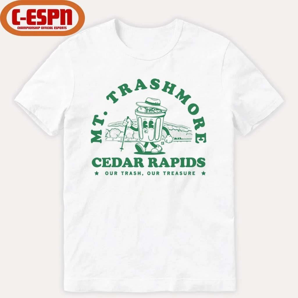 Mt. Trashmore Cedar Rapids Can Cartoon Shirt
