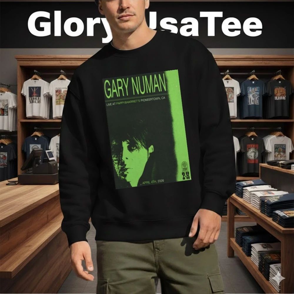 Gary Numan Apr 4 2026 Pappy-Harriet’s in Pioneertown CA Poster Shirt