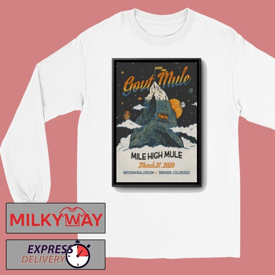 Gov’t Mule Tour Denver CO On Mar 27 2026 Poster shirt