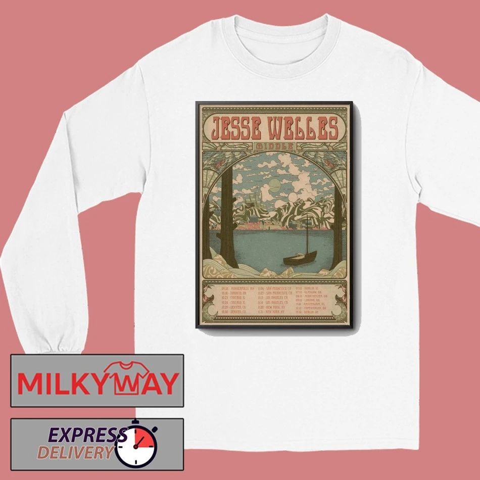 Jesse Welles Middle Tour 2025 Poster shirt