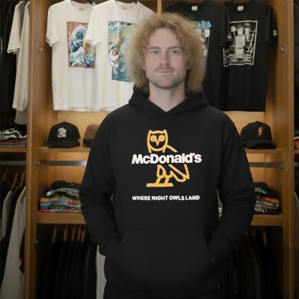 Drake x McDonald Where Night Owls Land Shirt