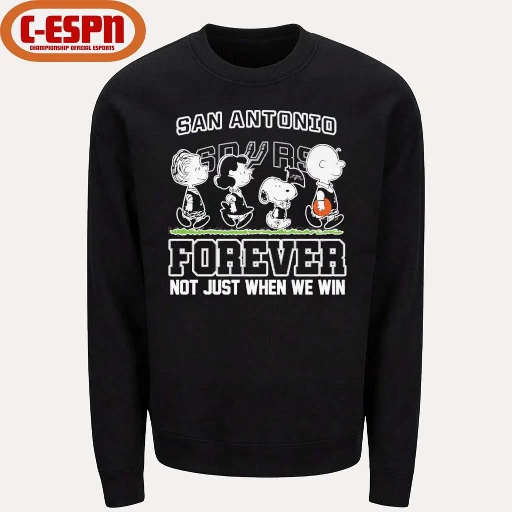 The Peanuts Characters Forever X San Antonio Spurs Shirt