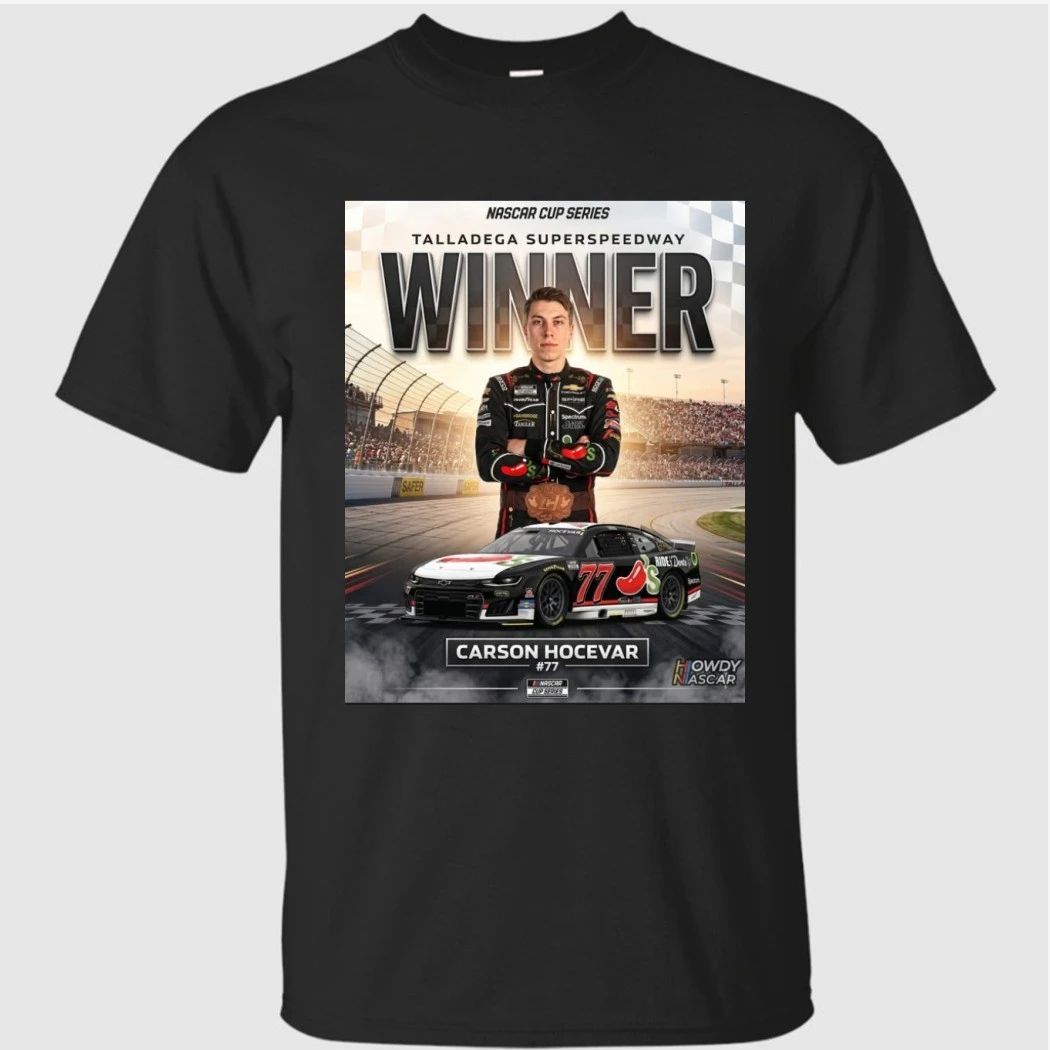 Carson Hocevar Nascar Cup Series Talladega Superspeedway Winner Poster Shirt