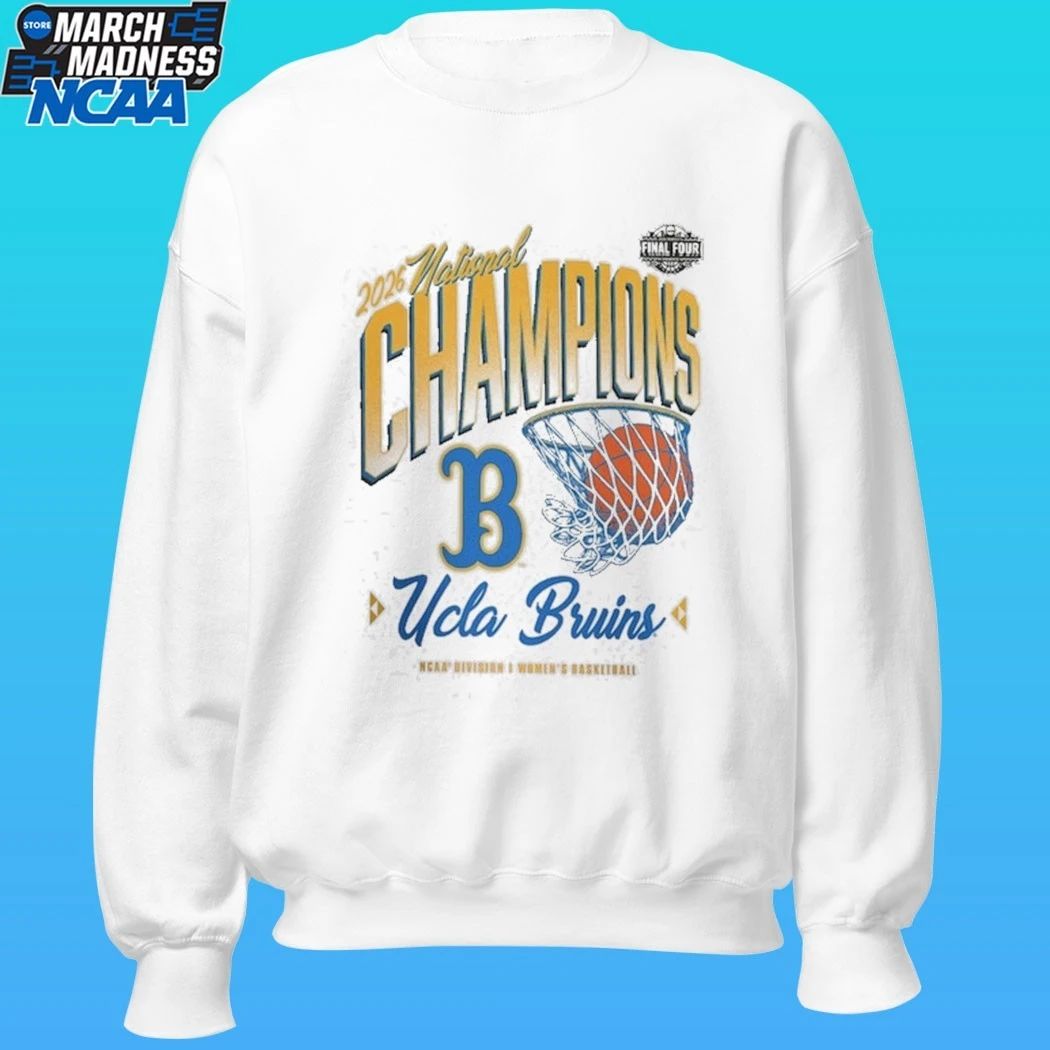 Ucla Bruins 2026 NCAA Women’s Basketball National Champions Pressure Pulse Shirt