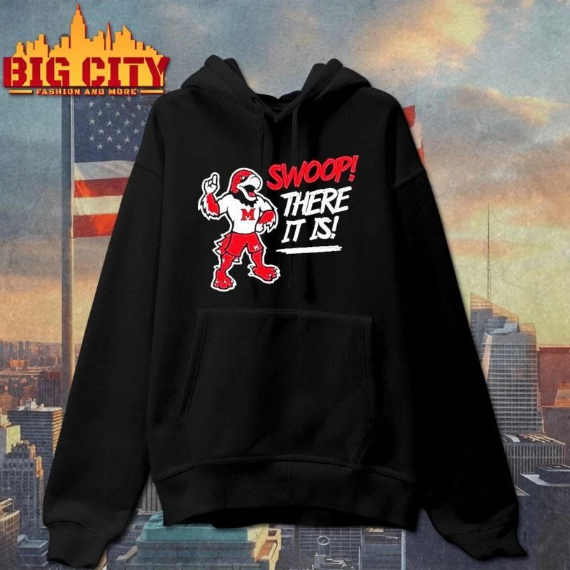 Swoop There It Is Miami Redhawks Logo Shirt