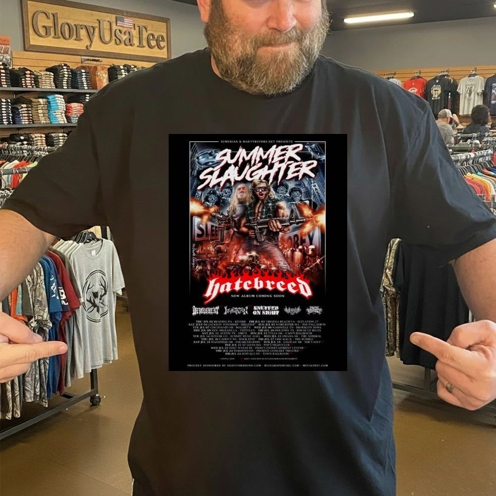 Hatebreed Summer Slaughter Tour 2026 Part 1 Schedule Dates Shirt