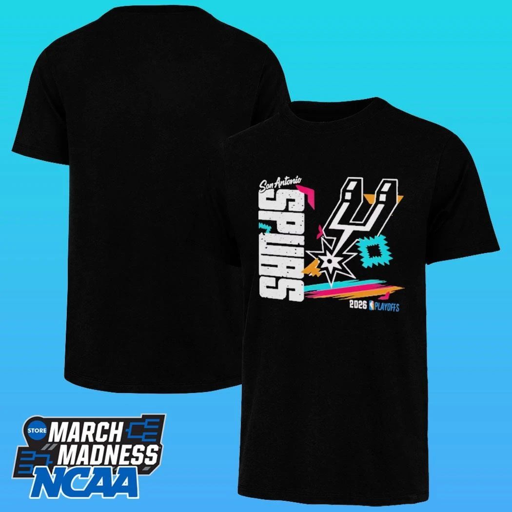 San Antonio Spurs 2026 Nba Playoffs Graphic Shirt