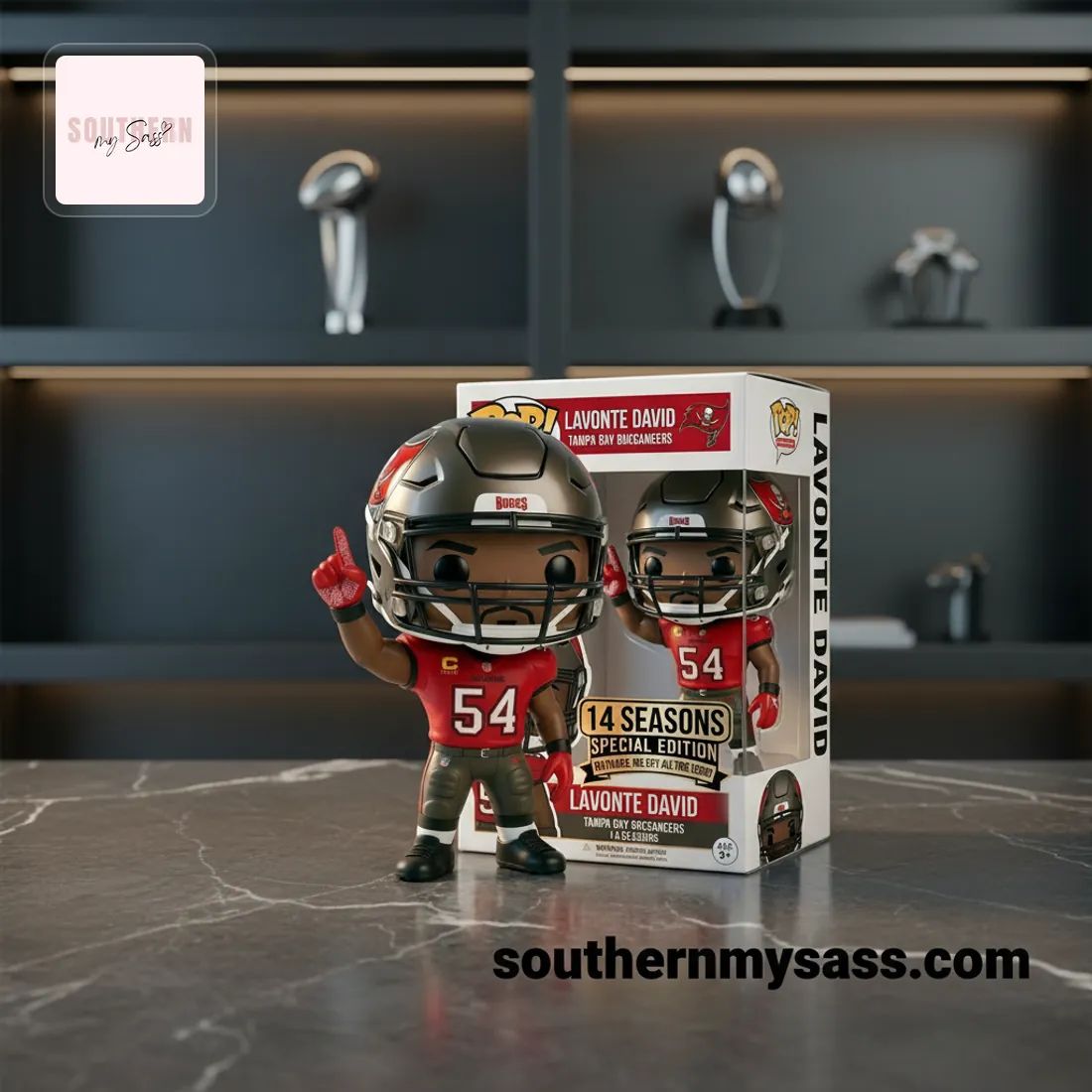 Lavonte David Tampa Bay Buccaneers 14 Seasons Special Edition Pop Figure Doll