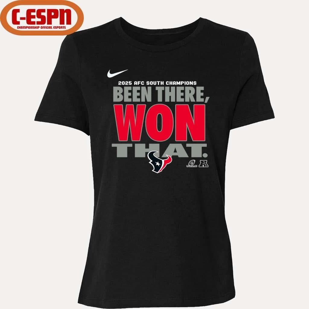 Houston Texans 2025 AFC South Champions Been There, Won That T-Shirt