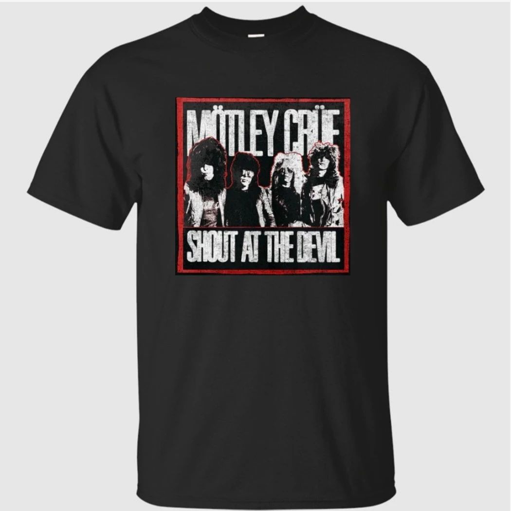 Motley Crue 45th Anniversary Shout At The Devil Shirt