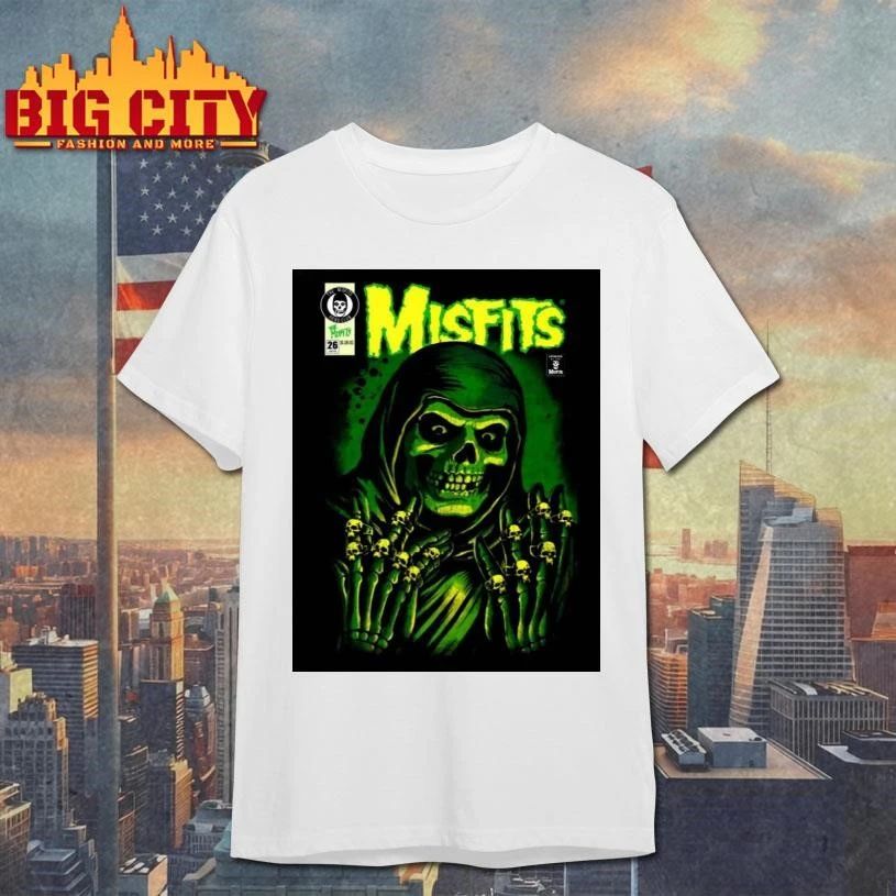 Misfits X Yesterdays WonderCon Anaheim 2026 Exclusives Emerald Hell Art Poster Shirt