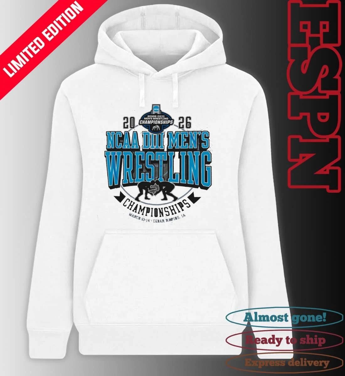 NCAA DIII Wrestling Championships 2026 Official T-Shirt