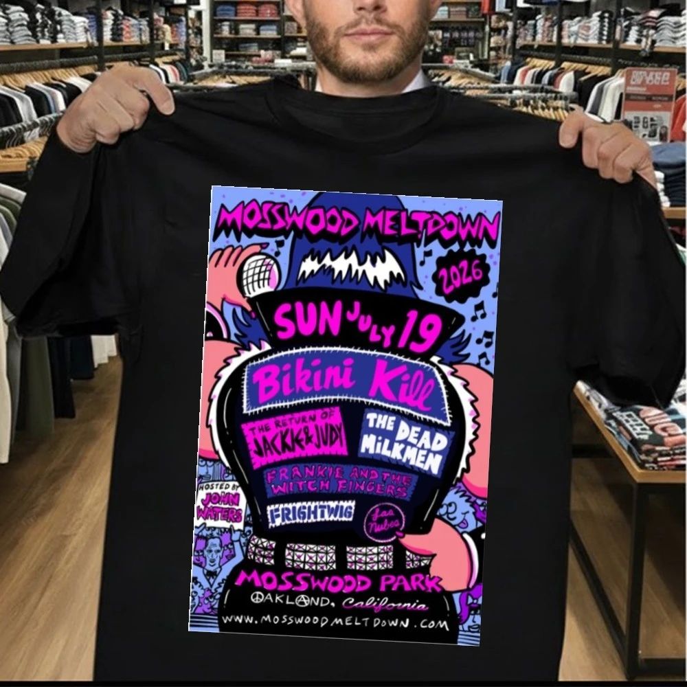 Mosswood Meltdown July 19 2026 Oakland, CA Event Poster Shirt