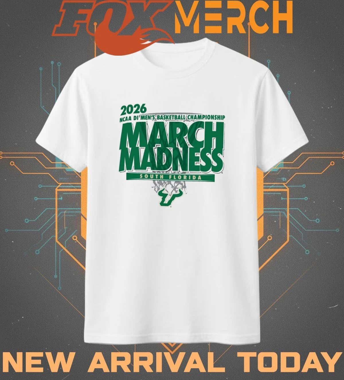 South Florida Bulls 2026 NCAA DI Men’s Basketball Championship March Madness shirt