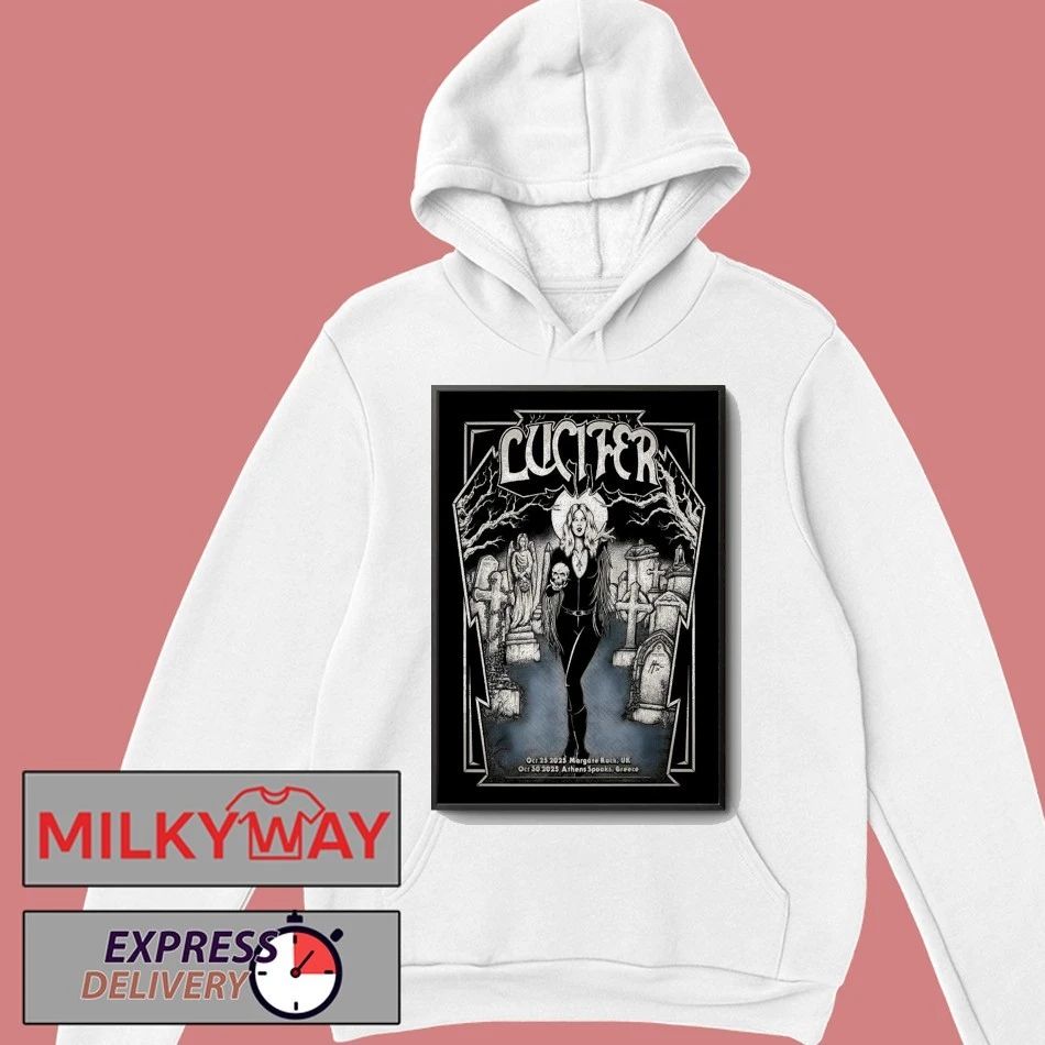 Lucifer Oct 25 & 30 2025 Margate UK And Athina Greece Poster shirt