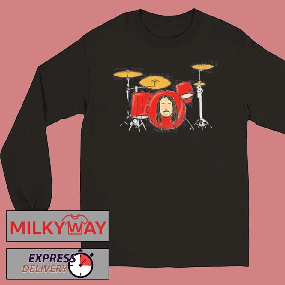 Musical Geniuses Dave Grohl Drummer Boy Shirt