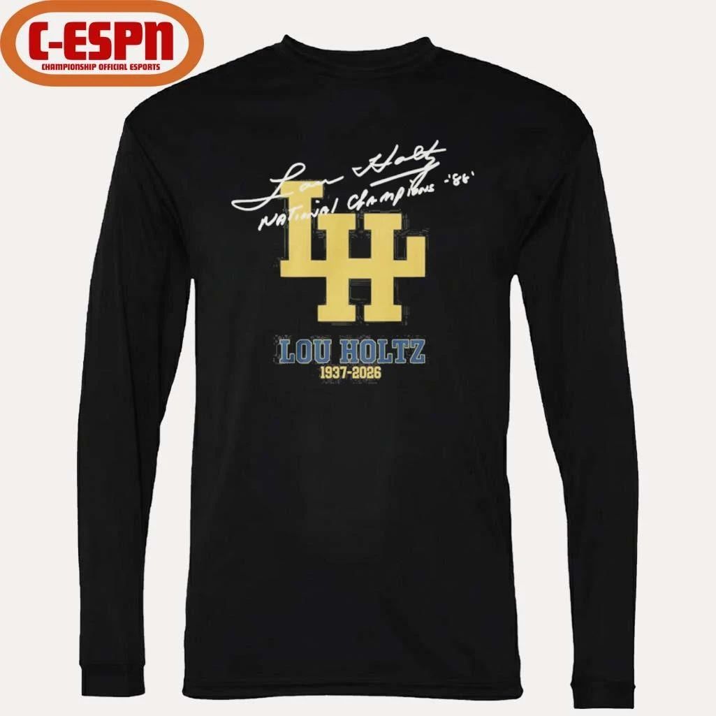 Lou Holtz 1937-2026 Logo Shirt