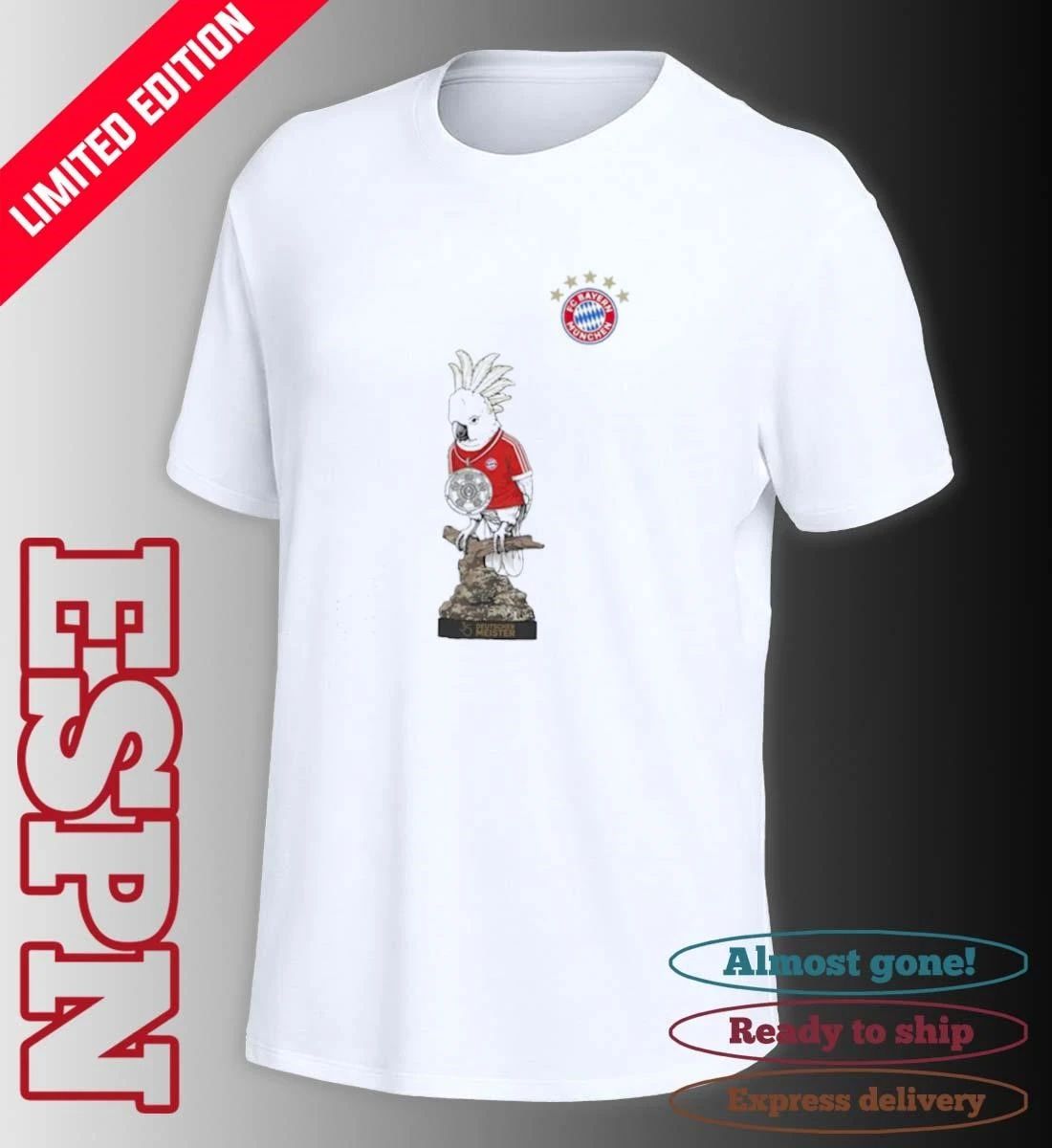 FC Bayern Munich 35th Deutscher Meister Cockatoo Shirt