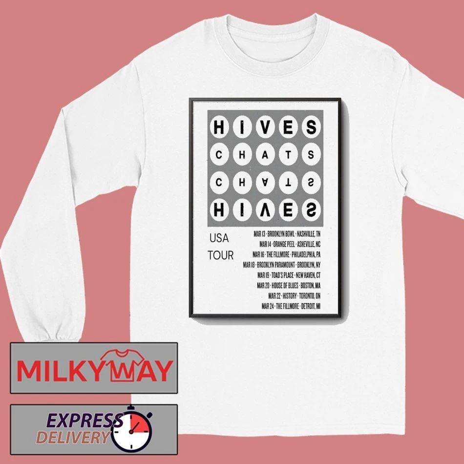 The Hives And The Chats American Tour 2026 Poster shirt
