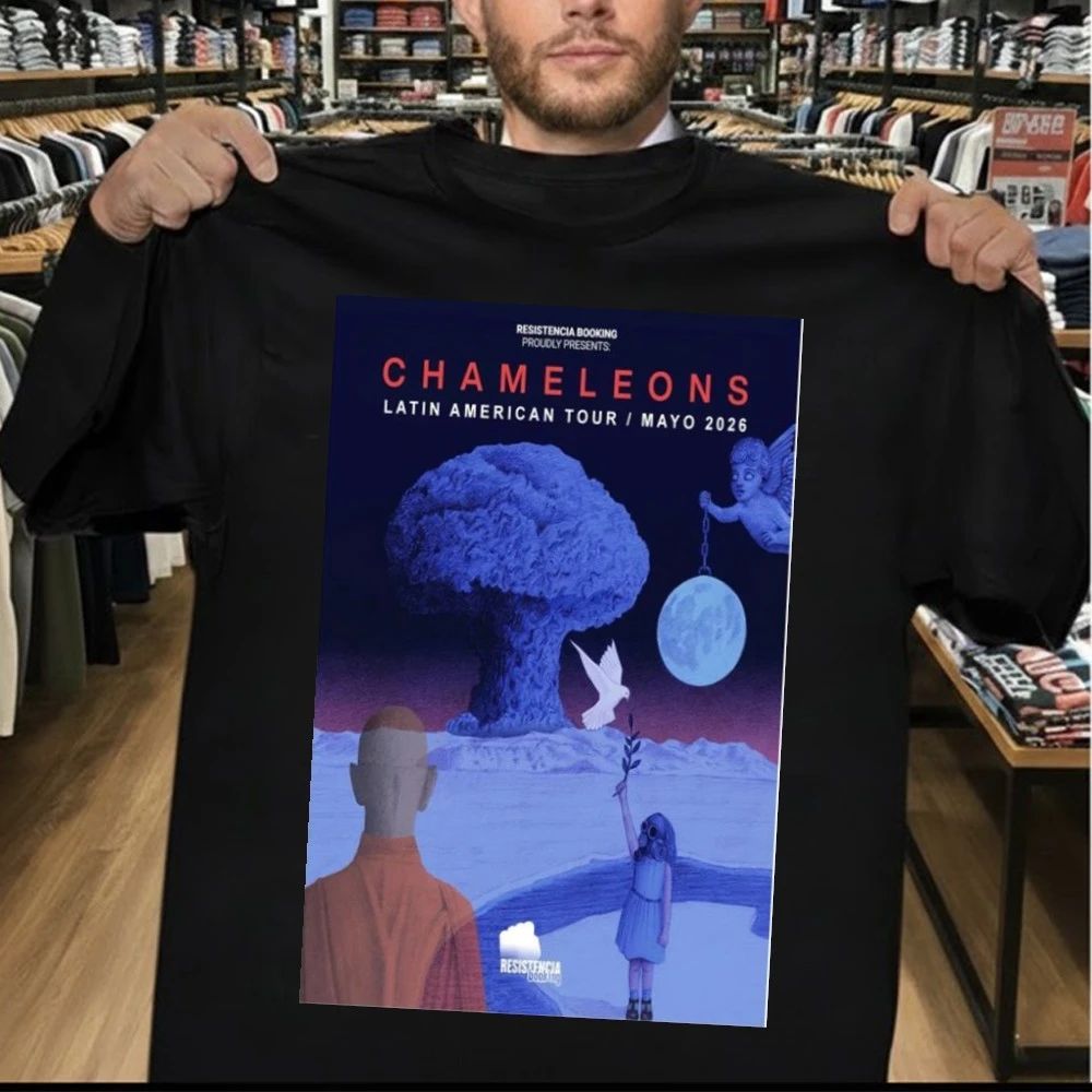 Chameleons Latin American Tour May 2026 Poster Shirt