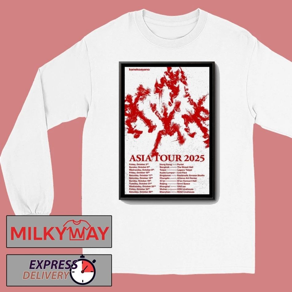 Kanekoayano Asia Tour 2025 Posters shirt