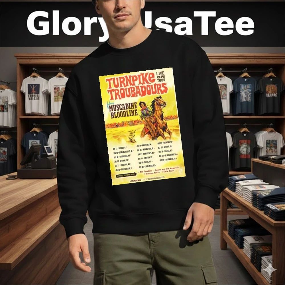 Turnpike Troubadours Summer Tour 2026 Poster Shirt