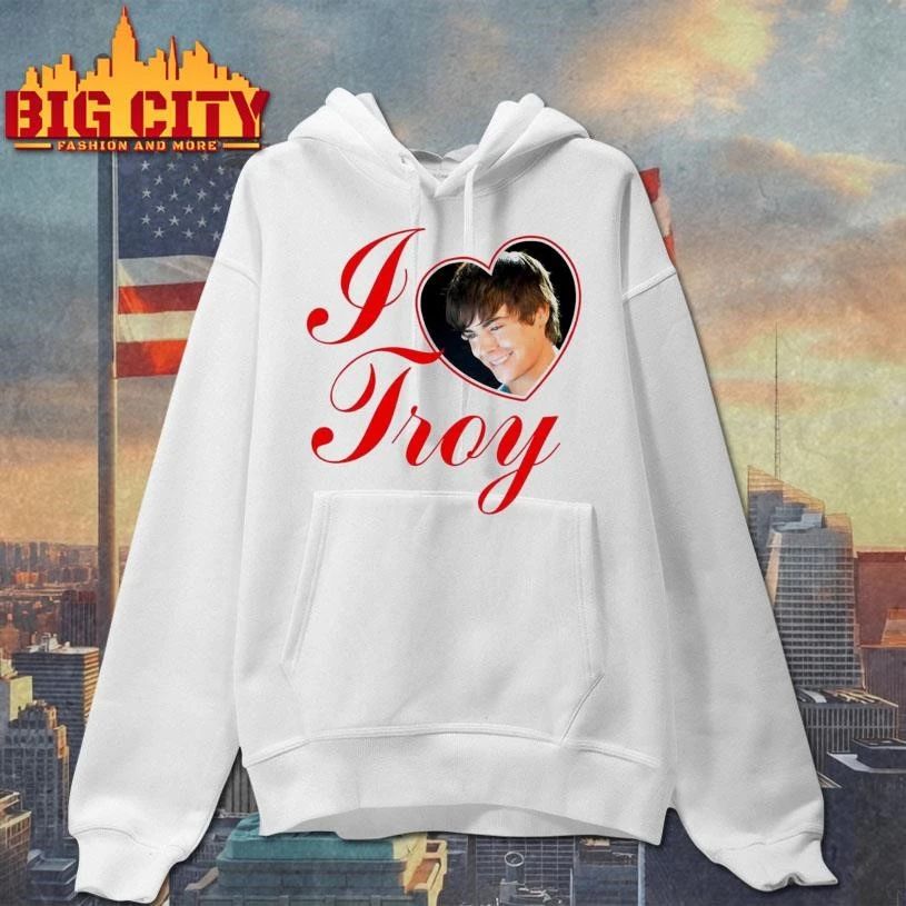 I Love Troy Graphic Shirt