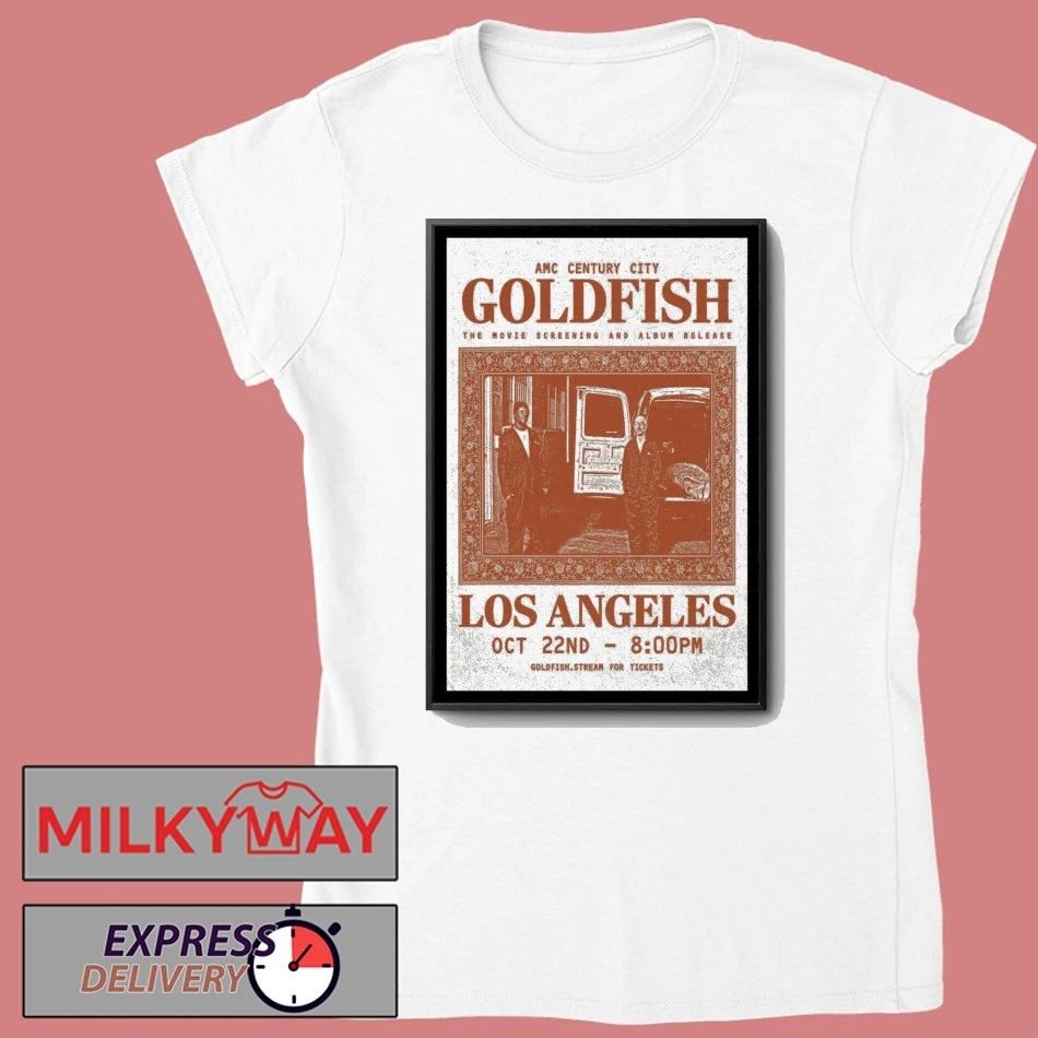 Goldfish October 22 2025 Los Angeles,California Poster shirt