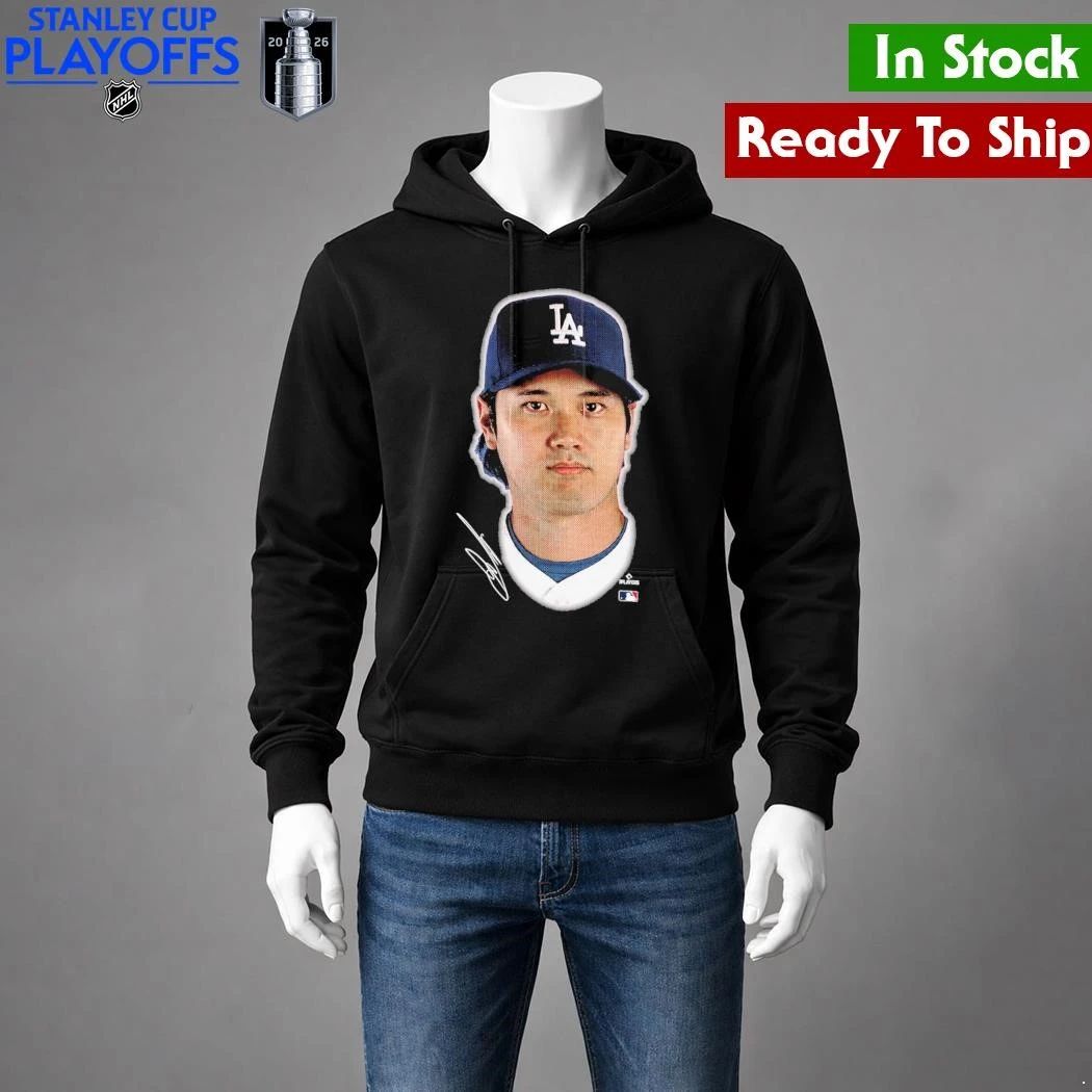 Los Angeles Dodgers Shohei Ohtani Outerstuff Black Headliner Shirt