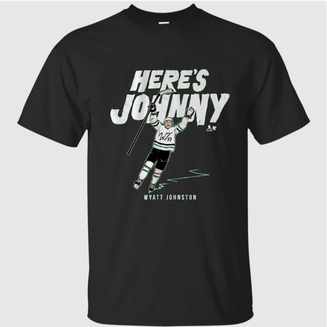 Wyatt Johnston Here’s Johnny Hockey Shirt