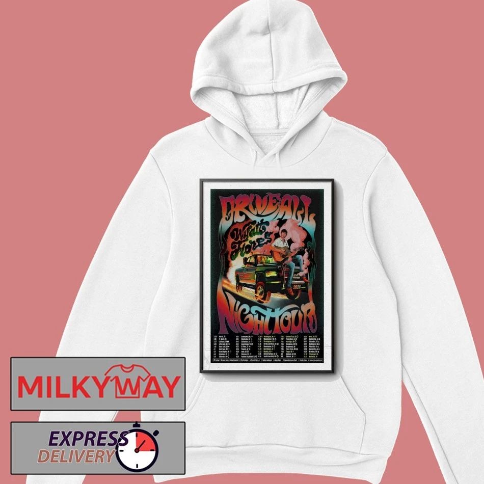 Poster Wyatt Flores The Drive All Night Tour 2026 shirt