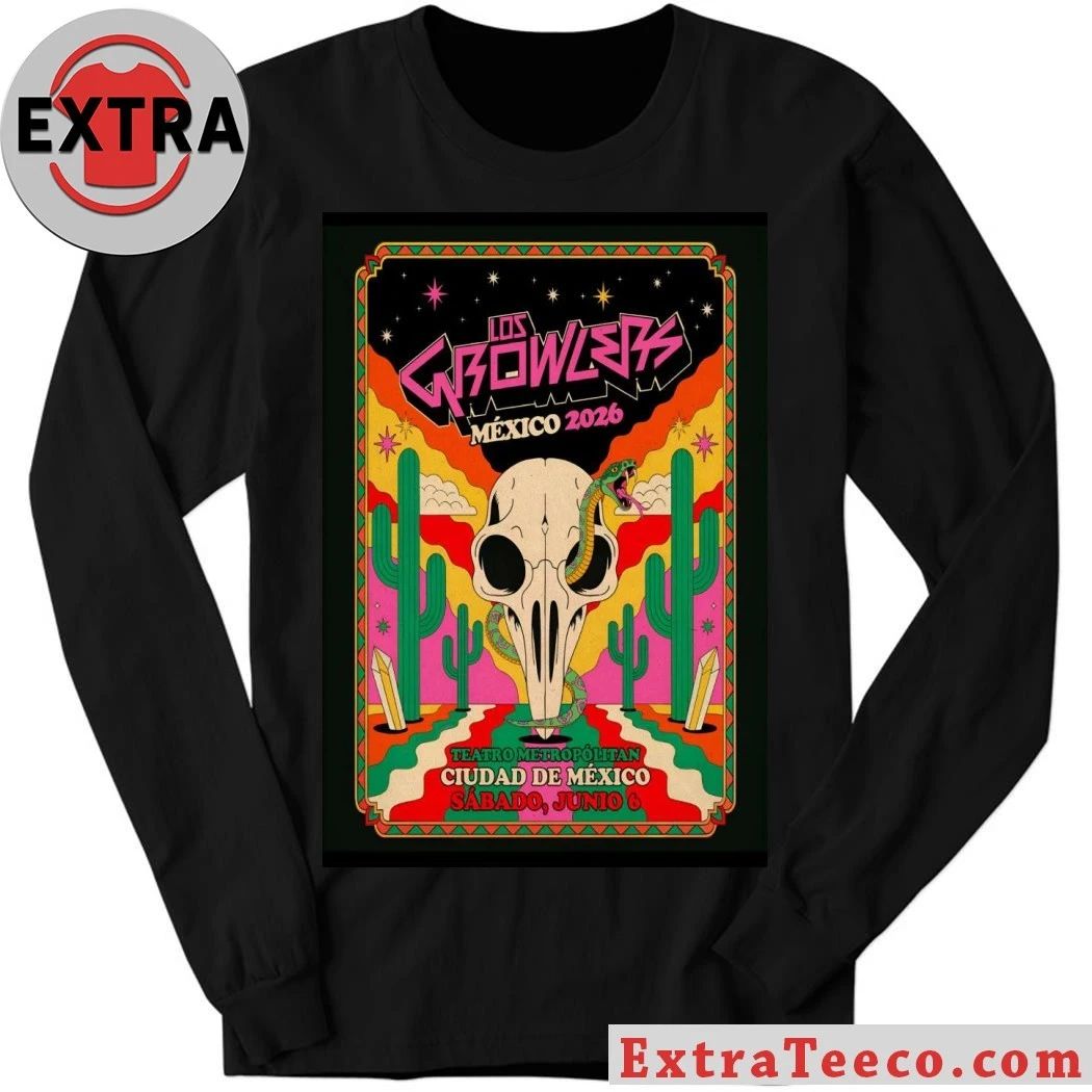 Los Growlers Mexico City June 6 2026 Poster Shirt