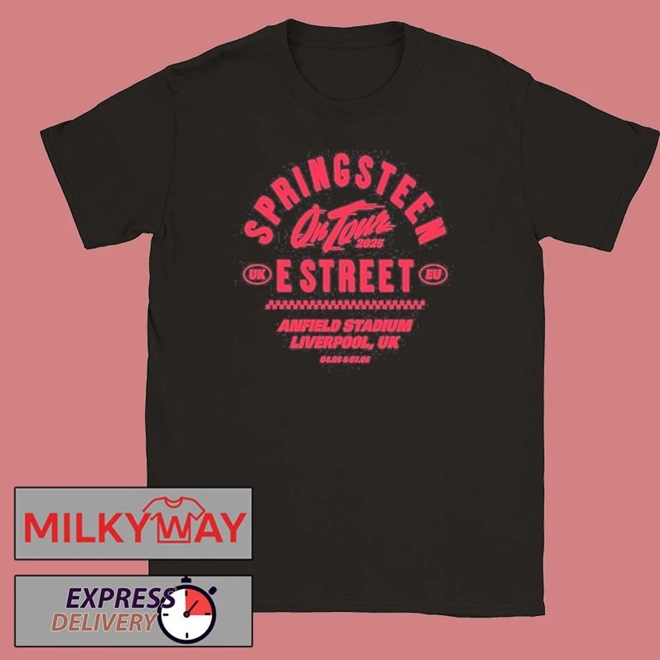 Bruce Springsteen & The E Street Band 2025 Liverpool, UK Tour Shirt