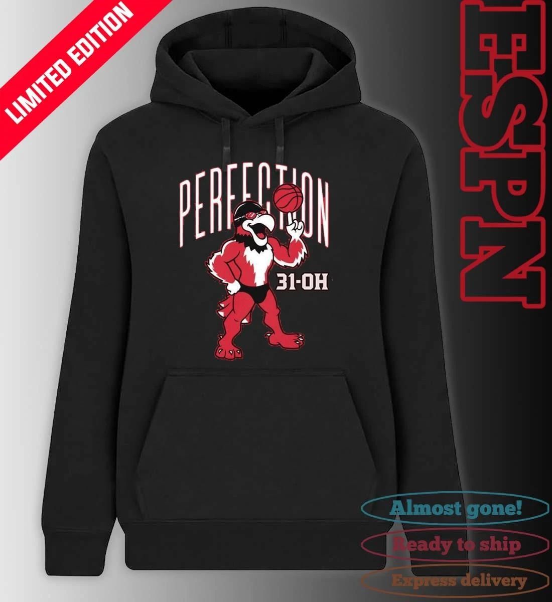 Perfection 31-OH Miami RedHawks Basketball Mascot Shirt