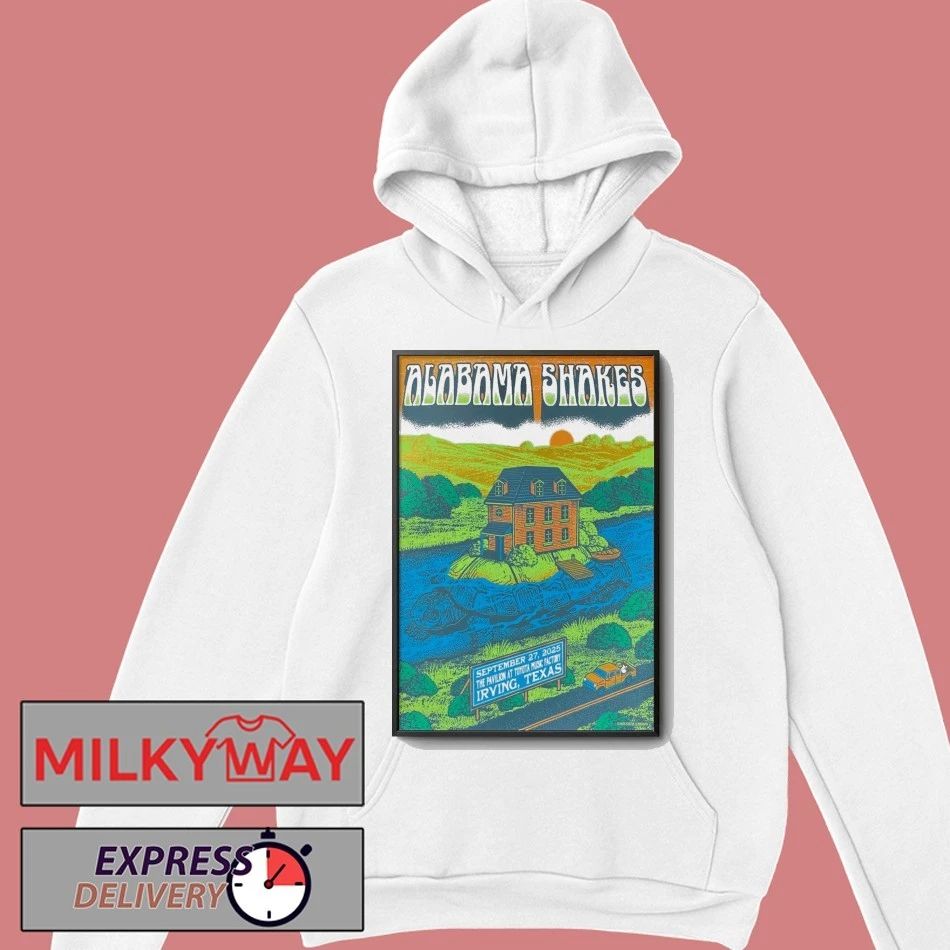 Alabama Shakes Sept 27 2025 Toyota Music Factory Irving, TX Poster shirt
