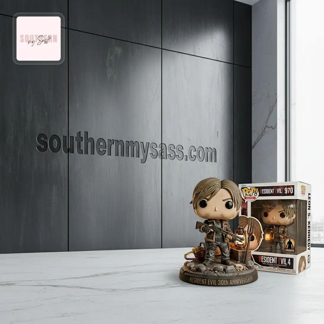 Resident Evil 30th Anniversary Leon S. Kennedy Pop Figure Doll