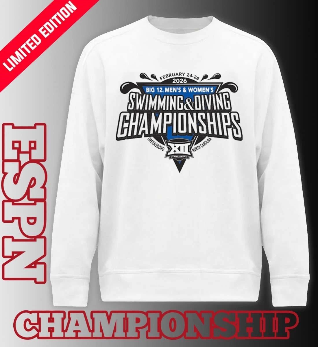 Big 12 2026 Men’s And Women’s Swimming & Diving Championships shirt
