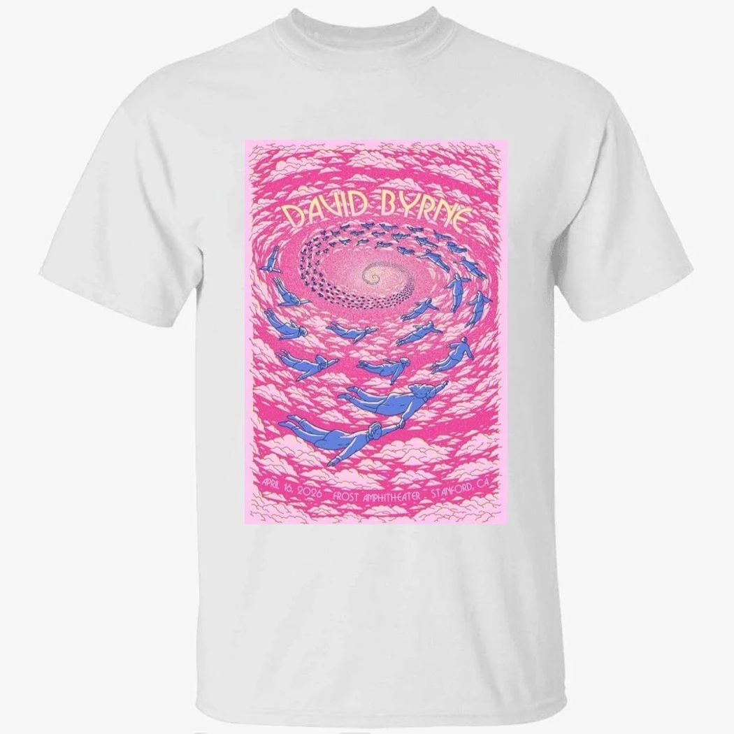 David Byrne Amphitheater April 16 2026 Frost Stanford CA Poster Shirt