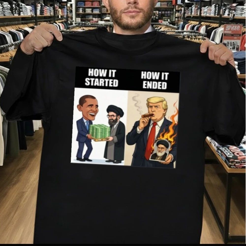 How it started how it’s ended Ali Khamenei Obama Trump T-Shirt
