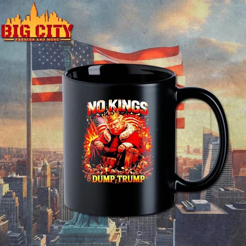 No Kings Dump Anti-Trump Graphic Shirt