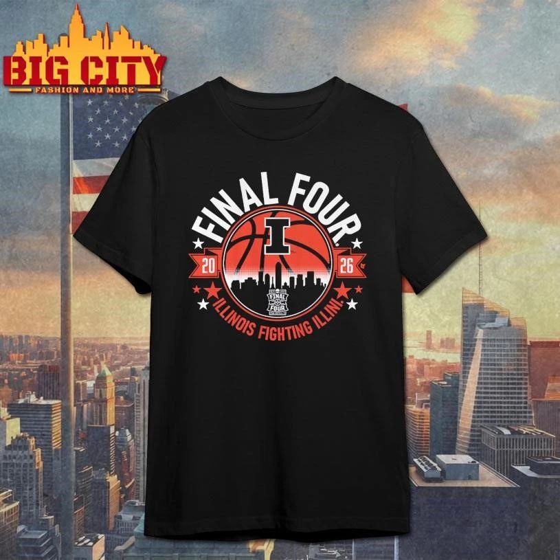 Illinois Fighting Illini MBB 2026 Final Four College Basketball Shirt
