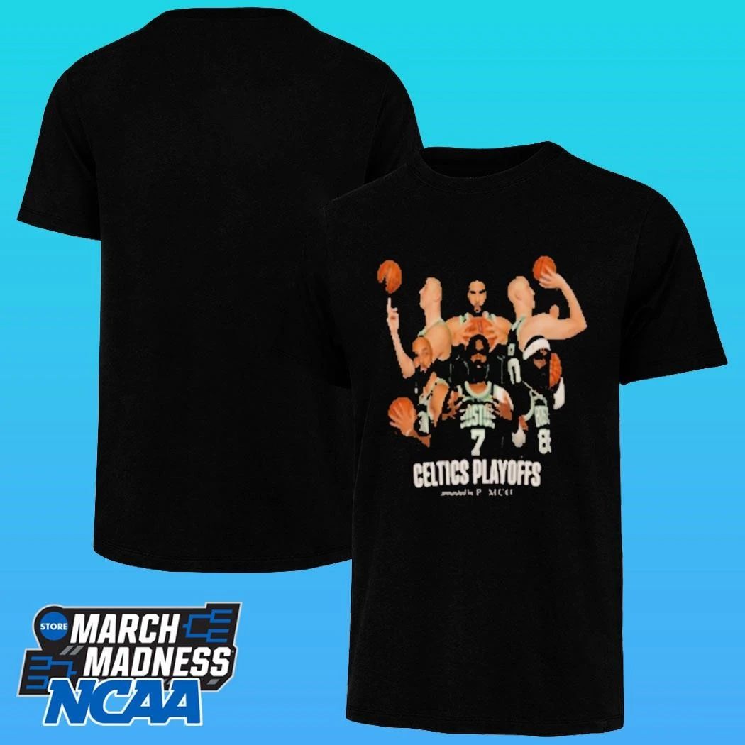 Boston Celtics Geltics Playoffs Presmed By Pimco Team 2026 Shirt