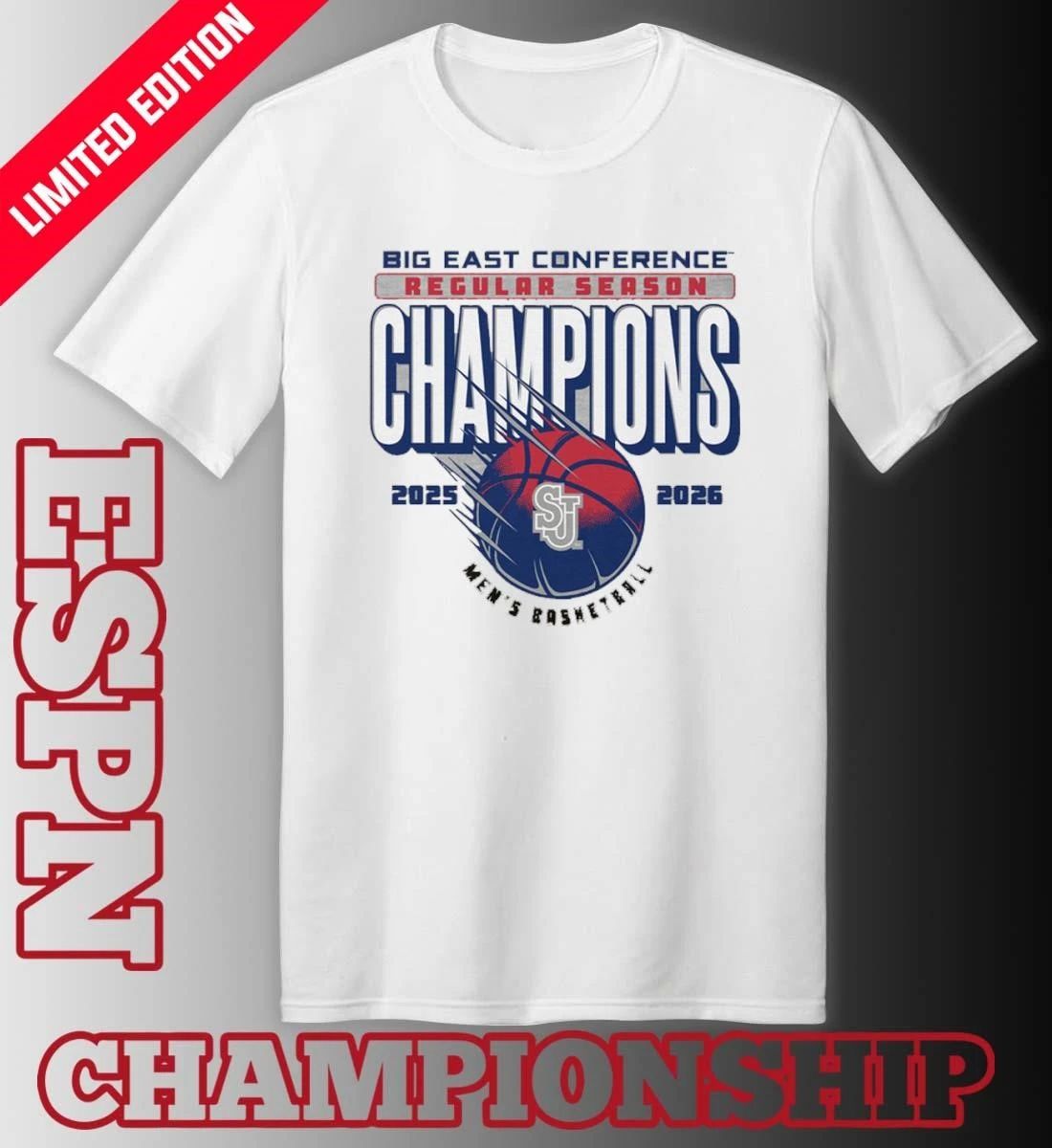 St. John’s Red Storm Men’s Basketball Big East Regular Season Champions Shirt