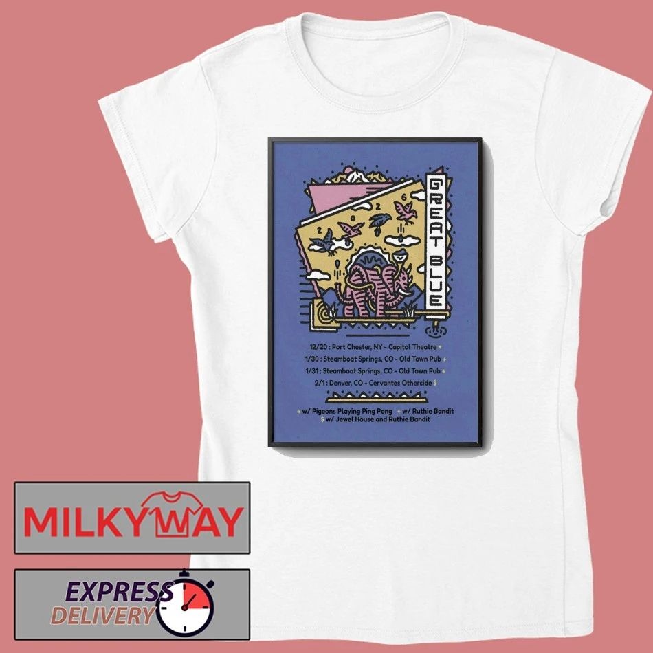 Great Blue Colorado Tour 2025-2026 Poster shirt