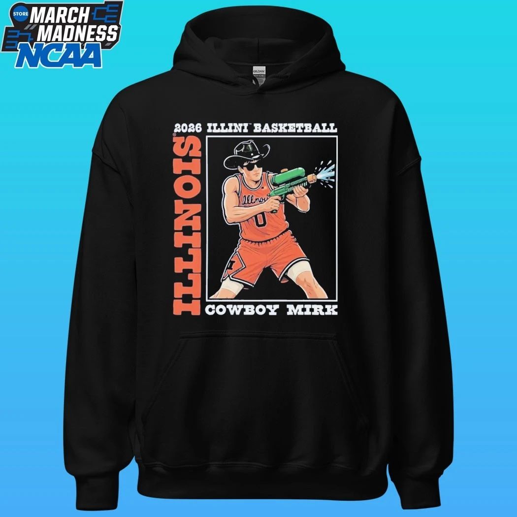 Cowboy Mirk Illinois Fighting Illini 2026 Ncaa Men’s Basketball March Madness Final Four The King Of Houston Shirt