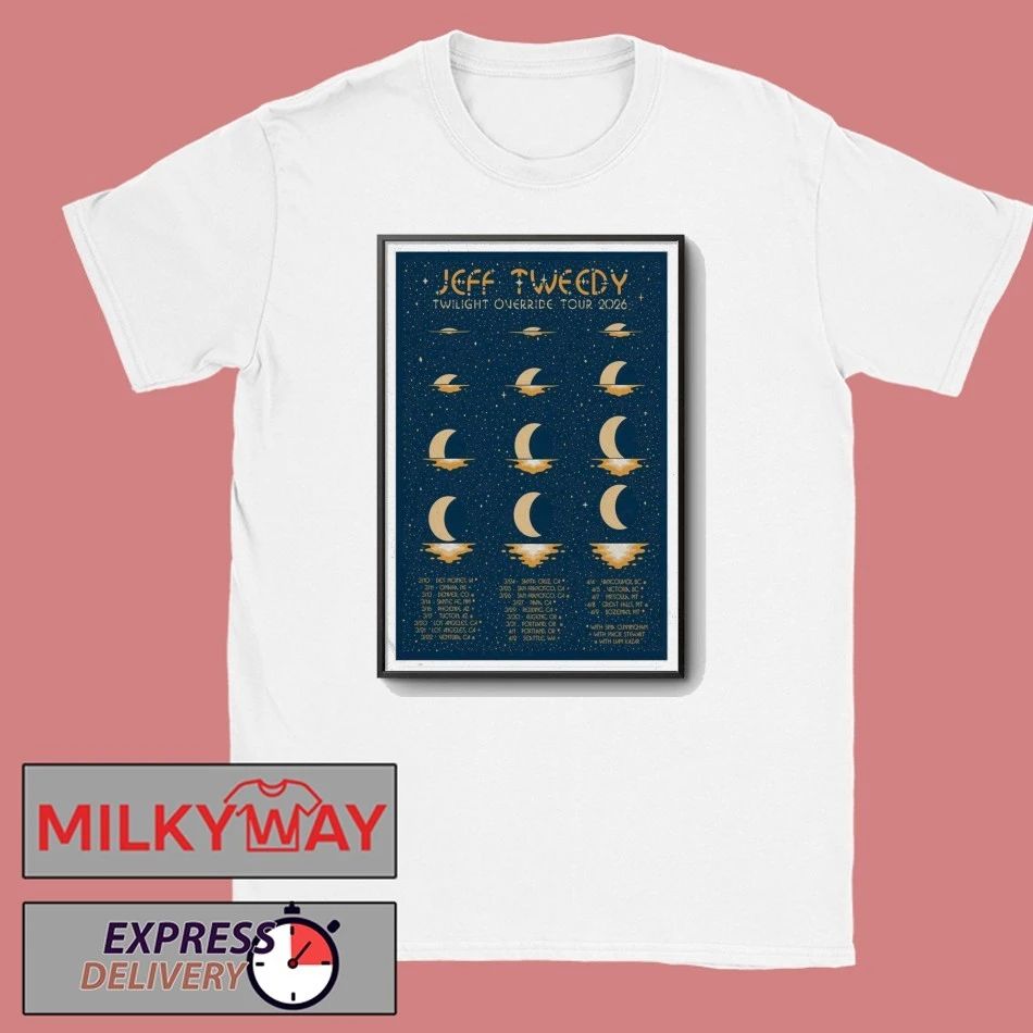 Jeff Tweedy Twilight Override March-April 2026 Tour Poster shirt